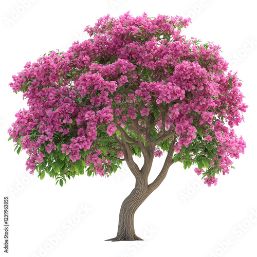 Hong Kong Orchid tree isolated on transparent background PNG