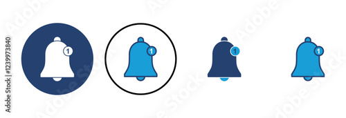 Bell Icon vector. Notification icon for your web site design