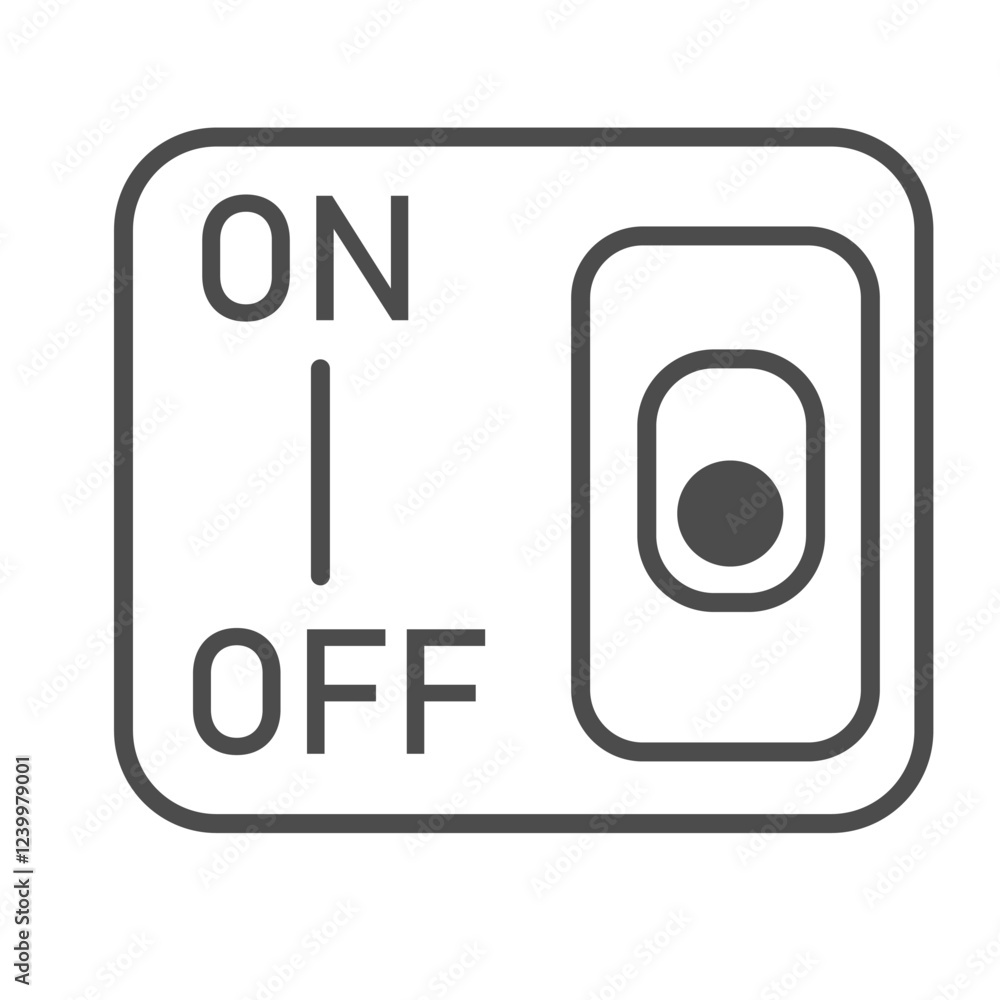 switch on off icon vector