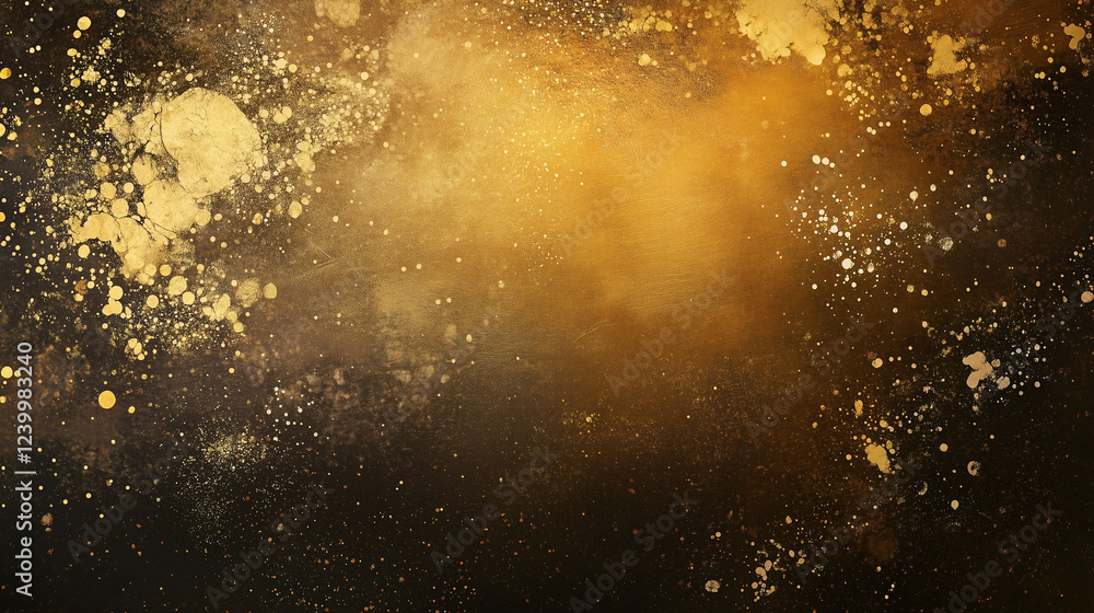 Ethereal Dark Gold Wallpaper With Splashes and Textures Creating a Luxurious Backdrop for Various Designs. Generative AI Ethereal Dark Gold Wallpaper With Splashes and Textures Creating a Luxurious Backdrop for Various Designs. Generative AI