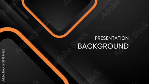 Modern black and orange gradient abstract-background for professional, presentation, and modern artistic projects