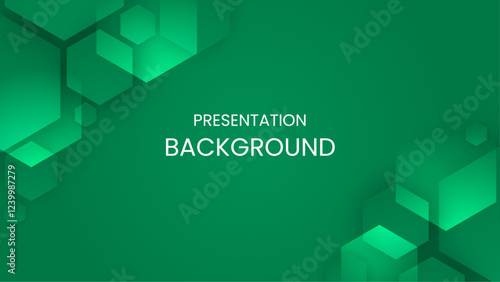 Green gradient abstract-background ideal for presentation slides, technology visuals, or professional design projects