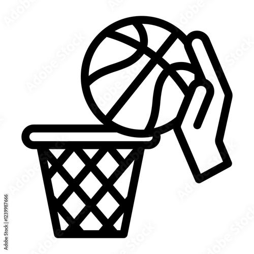 dunk Line Icon
