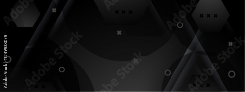 Black and white abstract geometric design perfect for minimalist branding, modern art prints, and sleek web backgrounds. Suitable for graphic design projects.