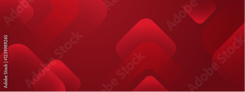 Red abstract background with geometric shapes, suitable for modern designs, branding, and vibrant concepts needing an eye catching backdrop.