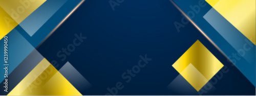 Abstract yellow and blue gradient abstract background for technology, business, or artistic purposes