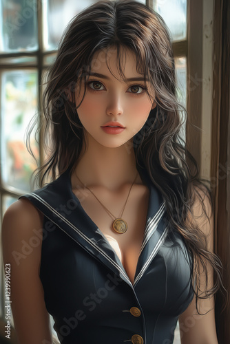 woman, jeans, beauty, fashion, hair, model, bra, body, person, slim, people, brunette, studio, glamour, sensuality, one, lady, black, blue, style, lingerie, skin, smile, hot, pants, dress, skirt, blon