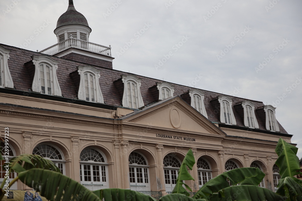Building façades, historical architecture, and city streets in downtown New Orleans. Building façades, historical architecture, and city streets in downtown New Orleans.