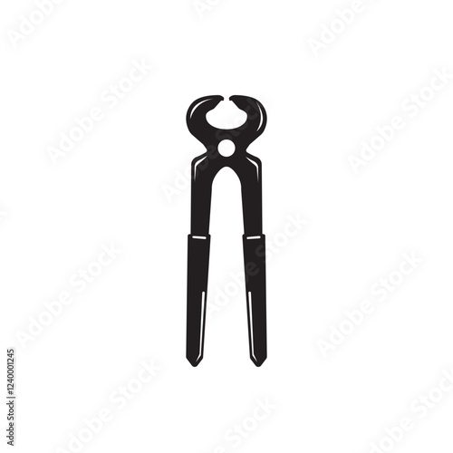 plier tool icon vector element design