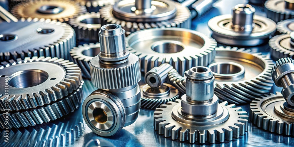 High-quality image of a tap changer's gears, bearings, and other mechanical parts in sharp focus, highlighting their precision engineering and functionality , functionality, bearing High-quality image of a tap changer's gears, bearings, and other mechanical parts in sharp focus, highlighting their precision engineering and functionality , functionality, bearing