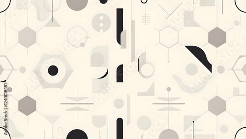 Wallpaper Mural Geometric Patterns - Repeating shapes and lines for modern and abstract designs. Torontodigital.ca