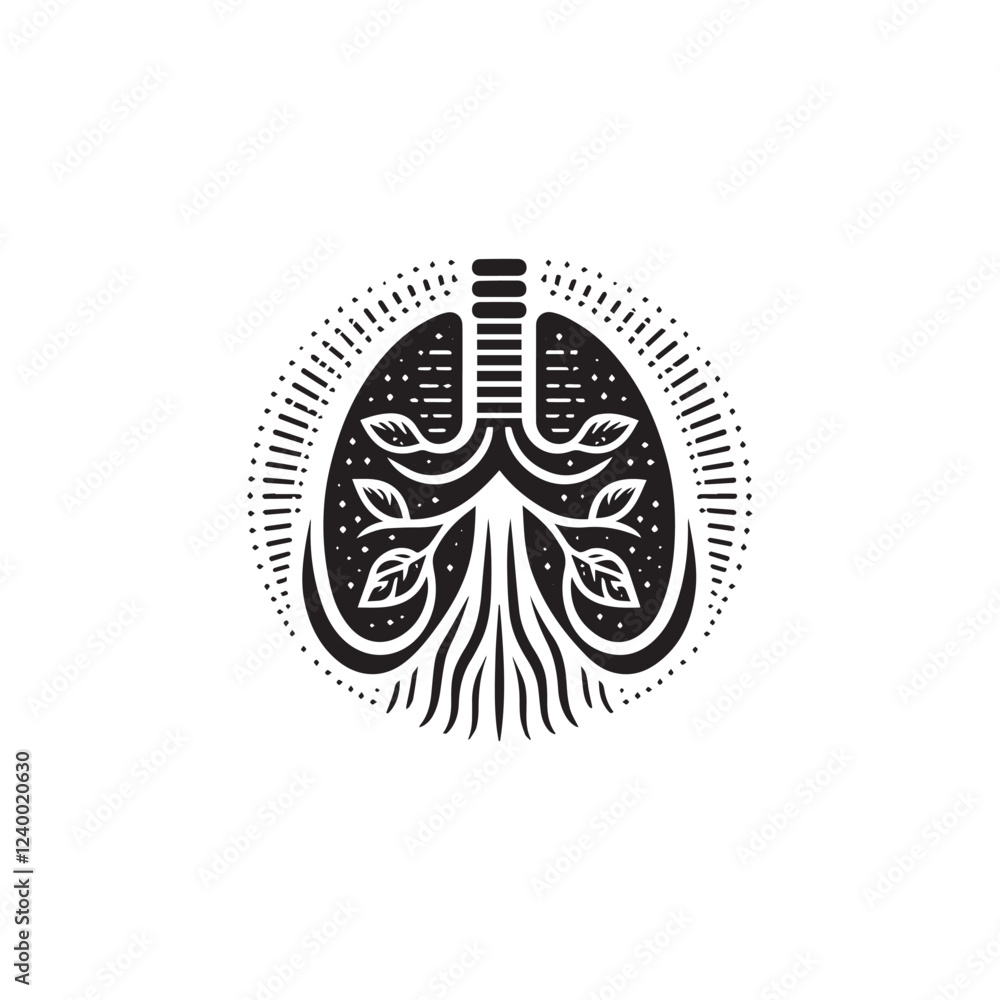 Obraz premium Breathable silhouette icon vector symbol design illustration