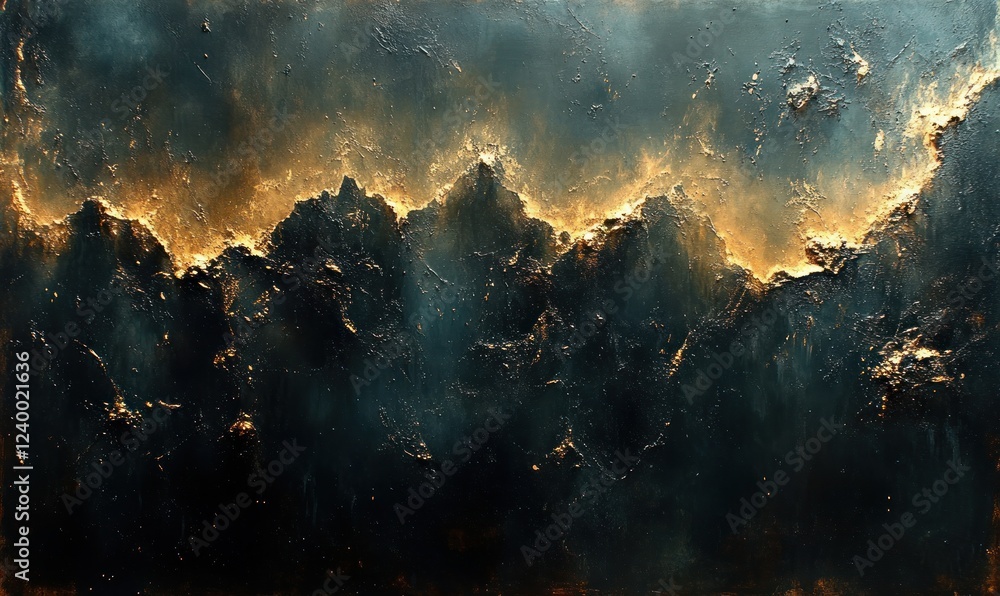 Naklejka premium dark asphalt pavement texture with granular bumpy surface and high-contrast light