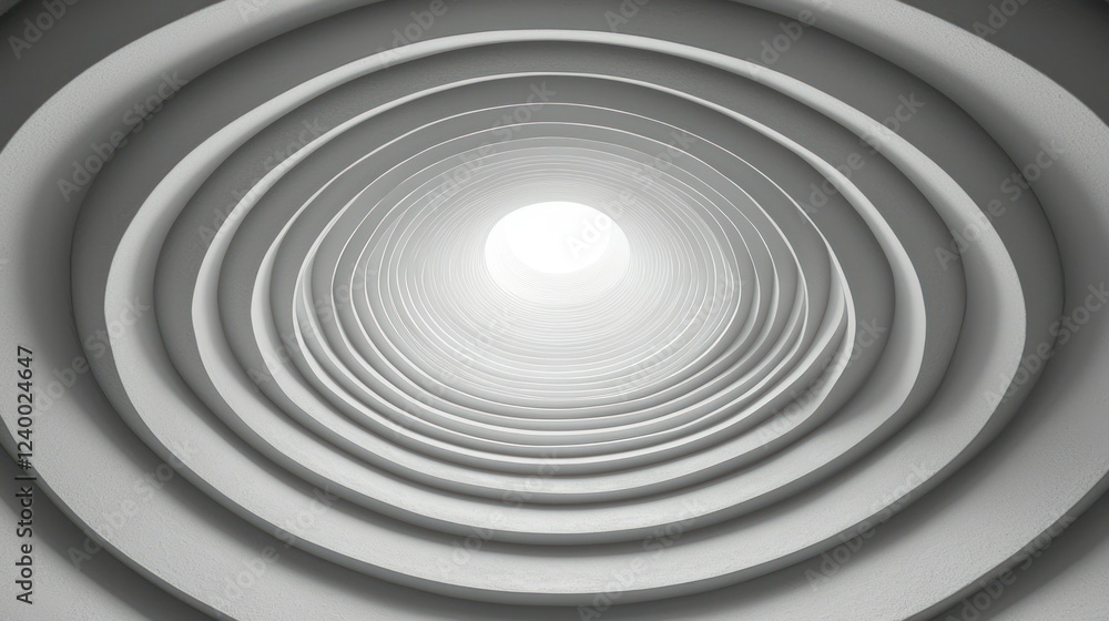 Obraz premium Abstract tunnel light architecture design background