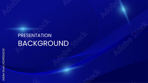 Blue dynamic gradient abstract background useful for presentations, websites, and graphic design projects