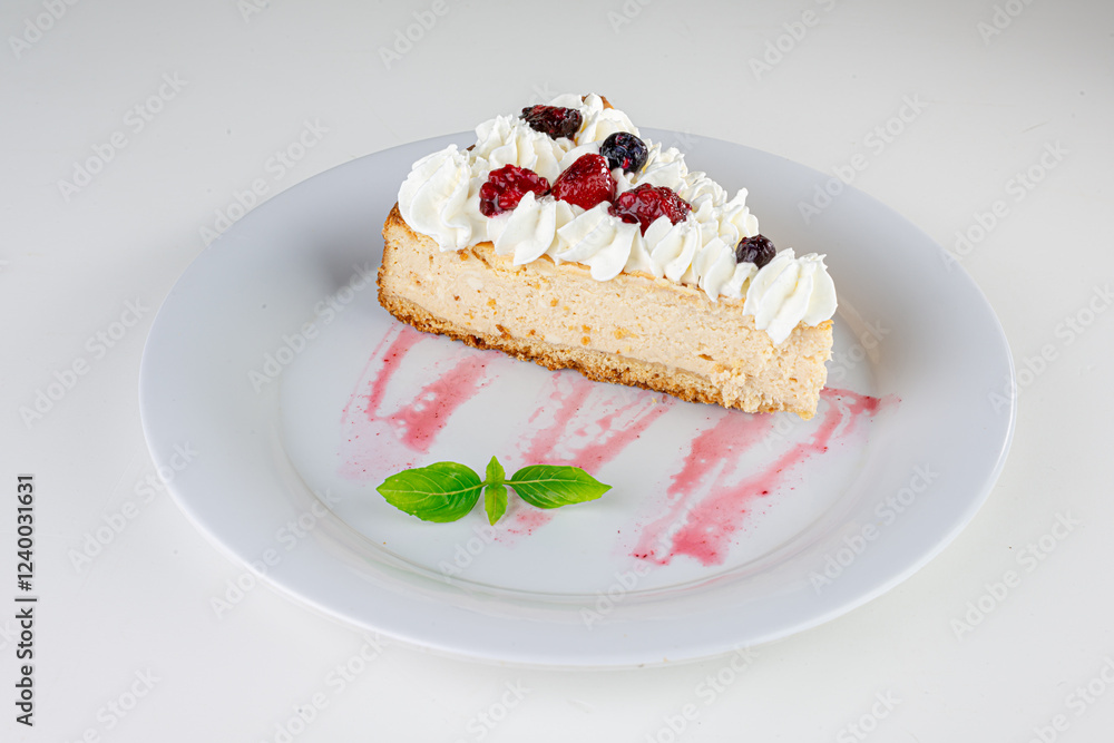 Lemon Pie with Berries and Chantilly Cream Lemon Pie with Berries and Chantilly Cream
