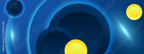 Blue gradient abstract background modern style suitable for space-themed designs, futuristic presentations, and science fiction visuals
