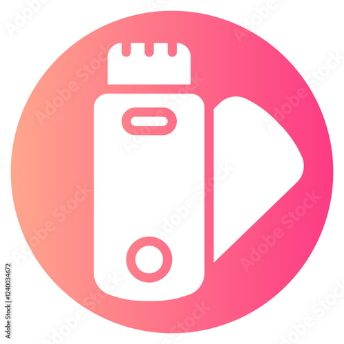 pen drive gradient icon