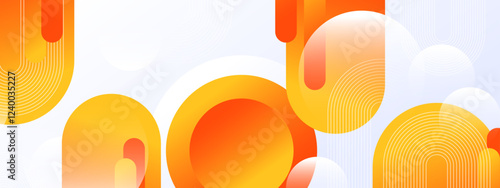 Orange gradient abstract background perfect for website banners, presentation templates, or decorative wallpapers.