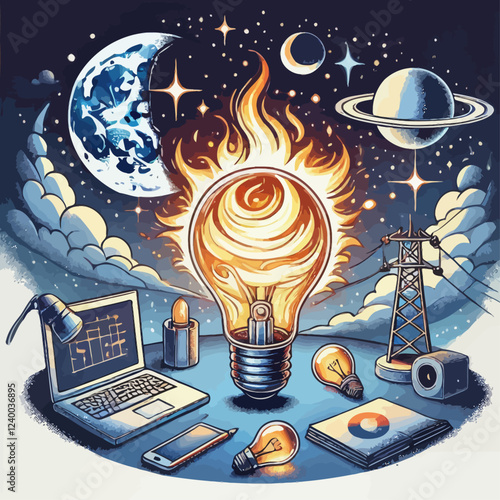 Fire lamp (2)