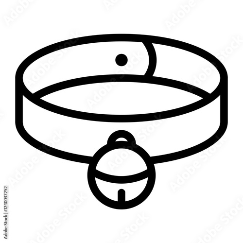 collar Line Icon