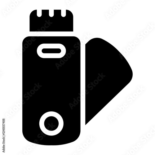 pen drive glyph icon