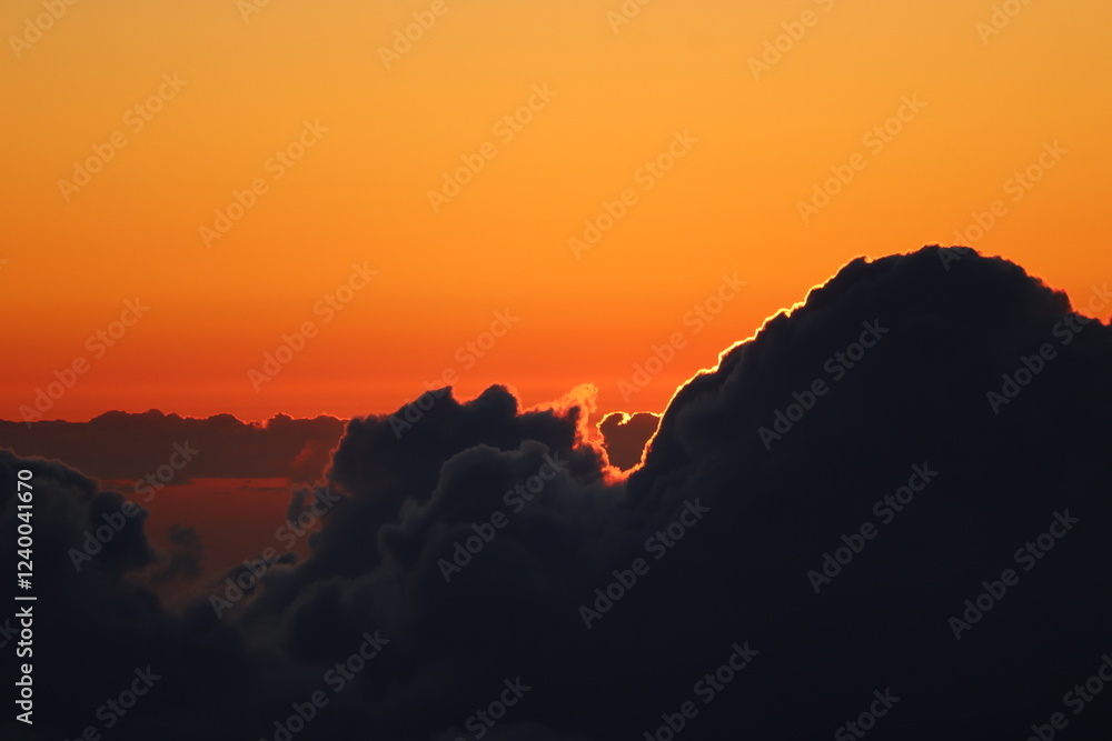 Heart Shaped Cloud in the Sunrise Heart Shaped Cloud in the Sunrise
