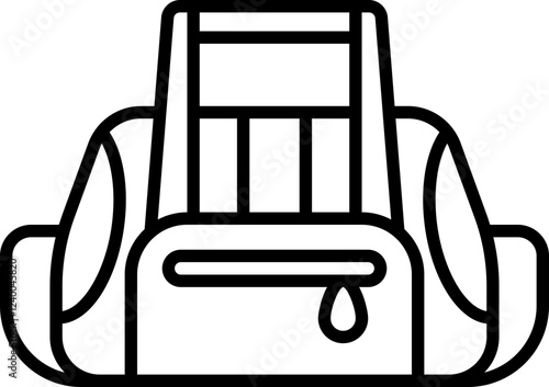 Gym bag icon