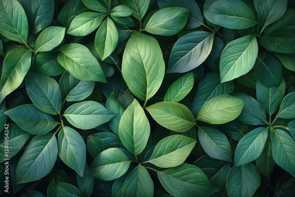 Lush Green Tropical Leaves Textured Background Abstract Nature Foliage Lush Green Tropical Leaves Textured Background Abstract Nature Foliage
