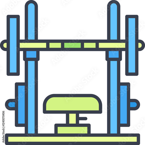 Bench press icon