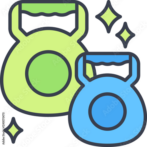 Kettle bell icon