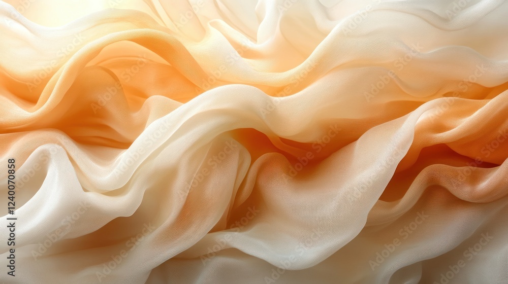 Fototapeta premium Abstract Warm Background Flowing Beige Tan Soft Focus