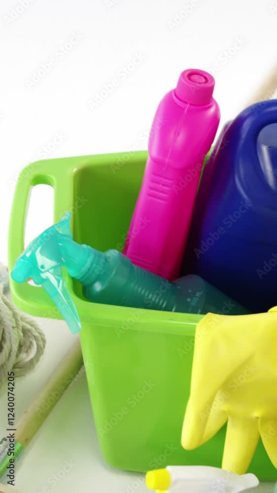 Various housekeeping supplies Various housekeeping supplies