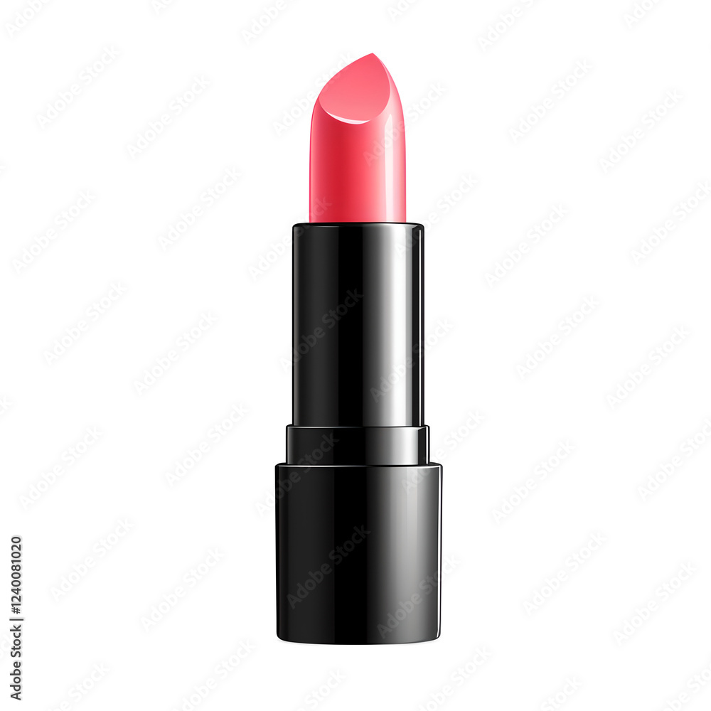 a lipstick with a bright red light shining on it's side a lipstick with a bright red light shining on it's side