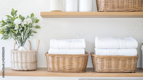Clean and Organized Bathroo...