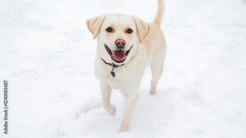 Golden Retriever in Winter ...