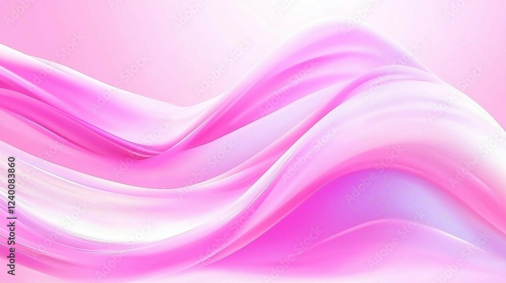 Soft Pink Waves with Smooth Texture on Abstract Background Soft Pink Waves with Smooth Texture on Abstract Background