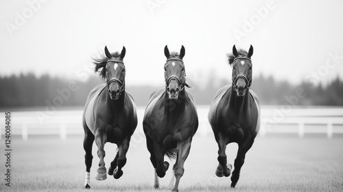 Three Horses Running: Three...