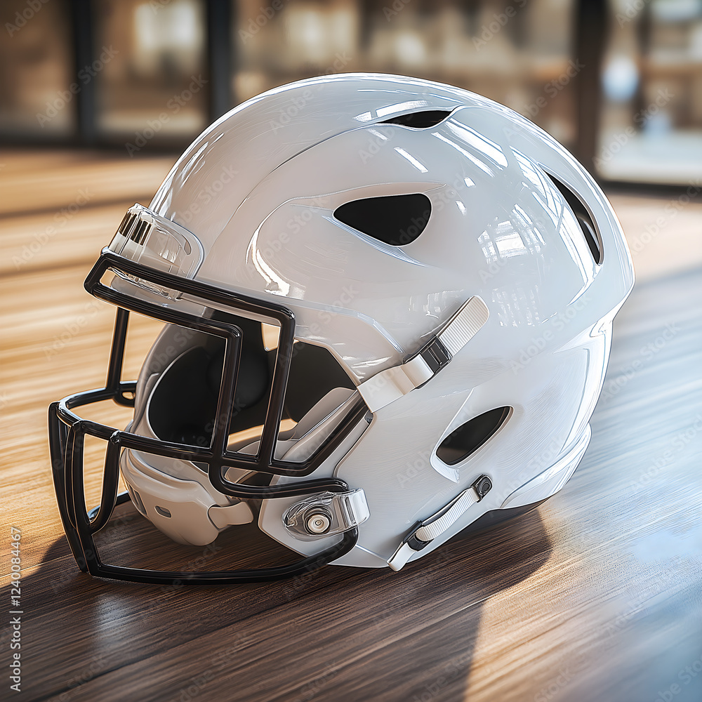 Fototapeta premium american football helmet mockup