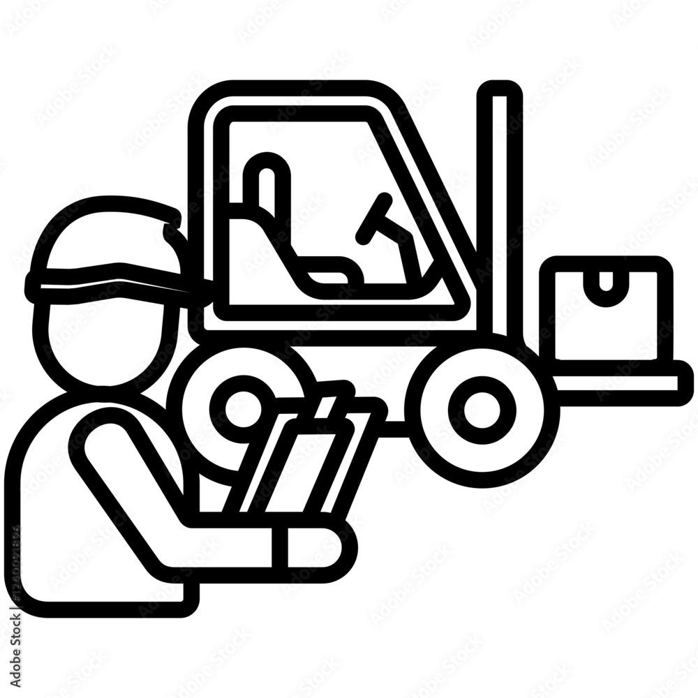 Naklejka premium Equipment Inspection 