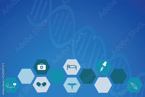 
Eye soothing health care medical background

