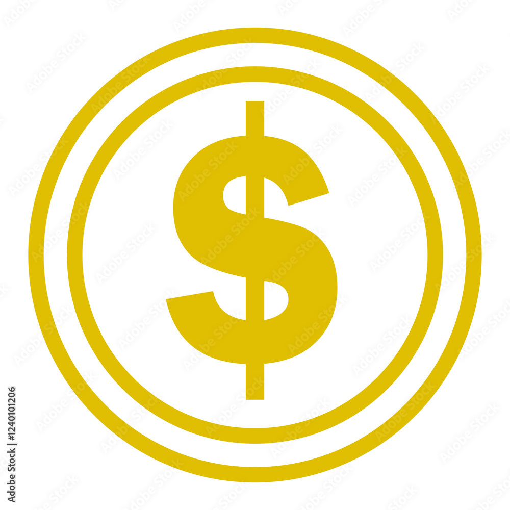 Yellow Dollar Vector Icons free download Yellow Dollar Vector Icons free download