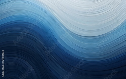 Blue curved stereoscopic background image, whirlwind, texture banner photo