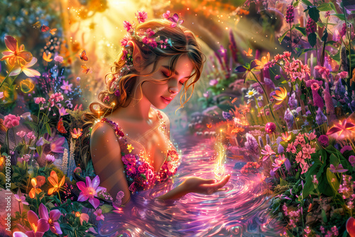 Fairy Princess Adorable Fairytale Girl Elf Magical Enchanted Forest Children Fantasy