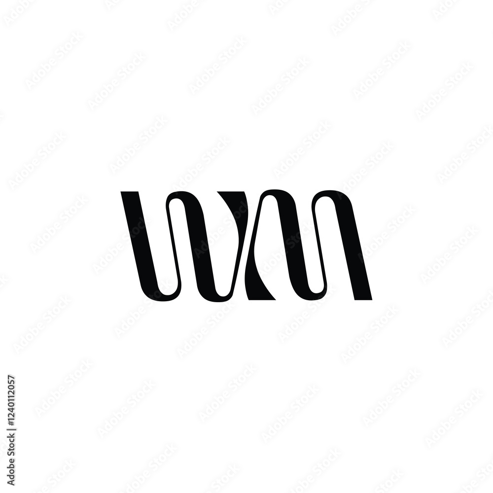 WM monogram logo design letter text name symbol monochrome logotype alphabet character simple logo WM monogram logo design letter text name symbol monochrome logotype alphabet character simple logo