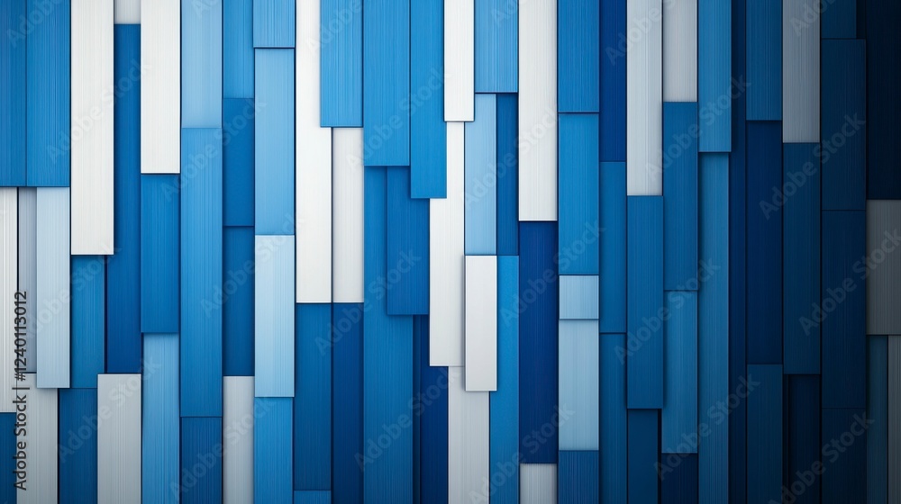 A visually striking abstract composition of blue wooden planks arranged in a creative and modern design, perfect for interior decor and artistic backgrounds A visually striking abstract composition of blue wooden planks arranged in a creative and modern design, perfect for interior decor and artistic backgrounds