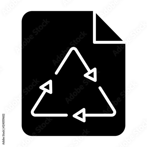 Recycled Paper Glyph icons