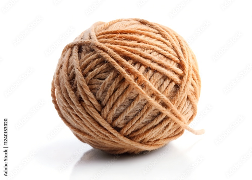 ball of wool isolated on a white background ball of wool isolated on a white background