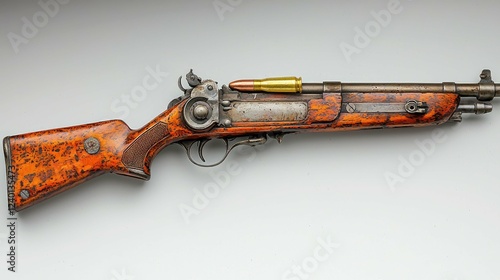 Antique Hunting Rifle: A Vintage Firearm for Collectors and History Enthusiasts photo