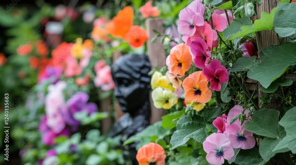 Vibrant Garden Pansies: A Symphony of Colors Vibrant Garden Pansies: A Symphony of Colors
